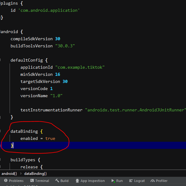 dataBinding android
