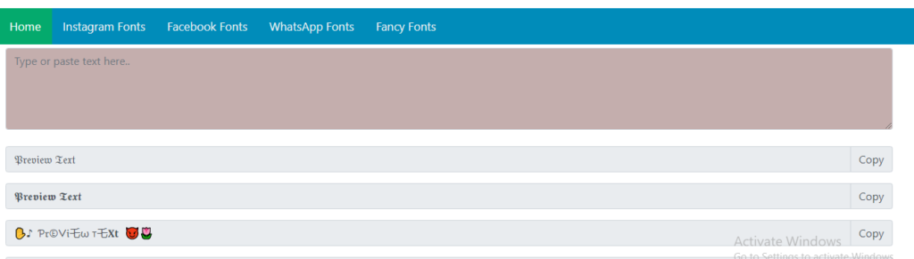 stylish fonts