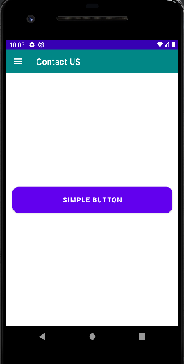 rounded button in android studio