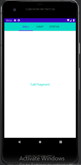 Center Aligned Tabs In Android