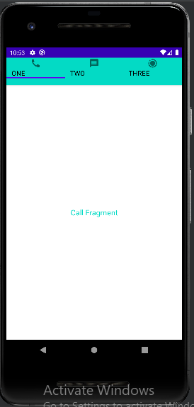 Custom Tabs in android