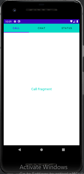 Fixed Tabs in Android
