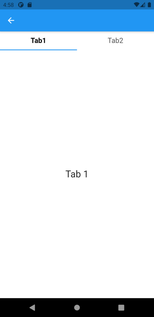 Tabs flutter