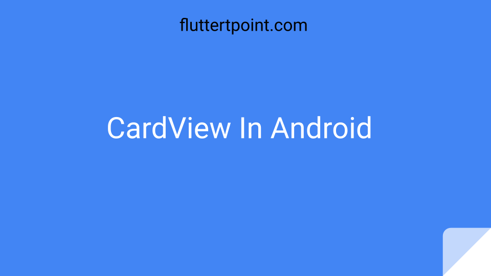 CardView In Android