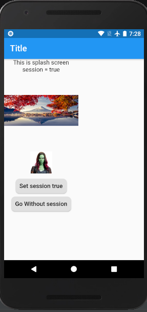 Session Splash Screen