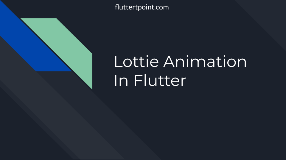 Lottie Animation In Flutter