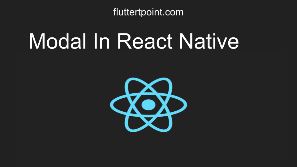 Modal In React Native