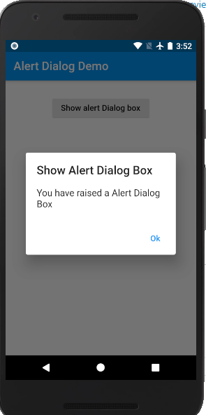 ShowDialog Flutter