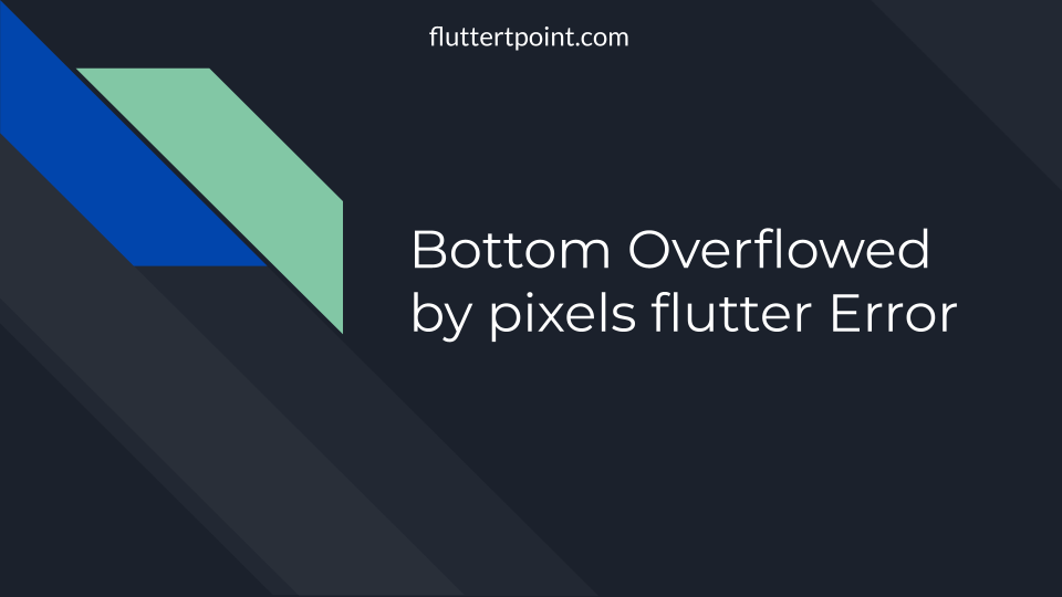overflowed by pixels