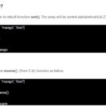 how to sort an array in javascript