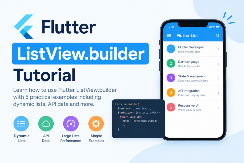 Flutter ListView.builder 