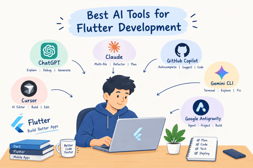 best AI tools for Flutter development